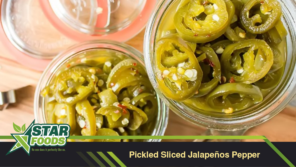 pickled sliced jalapeños pepper