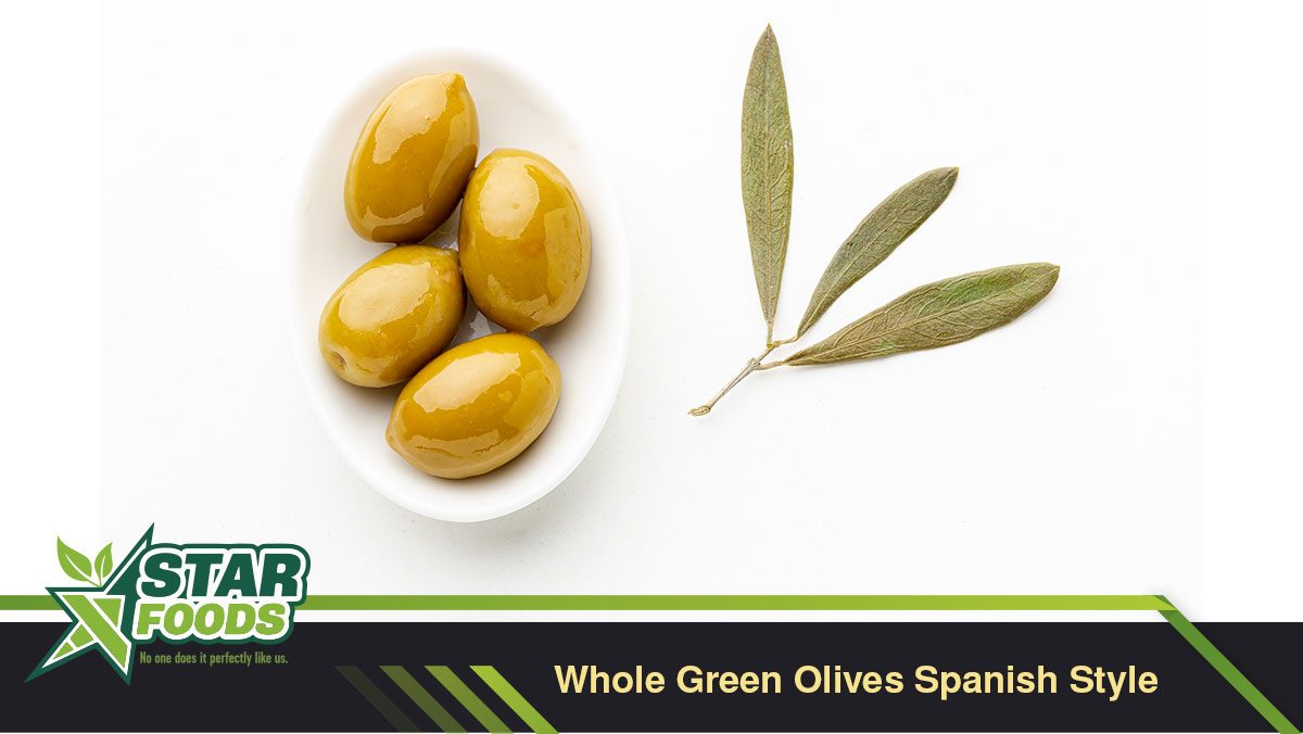 whole green olives spanish style